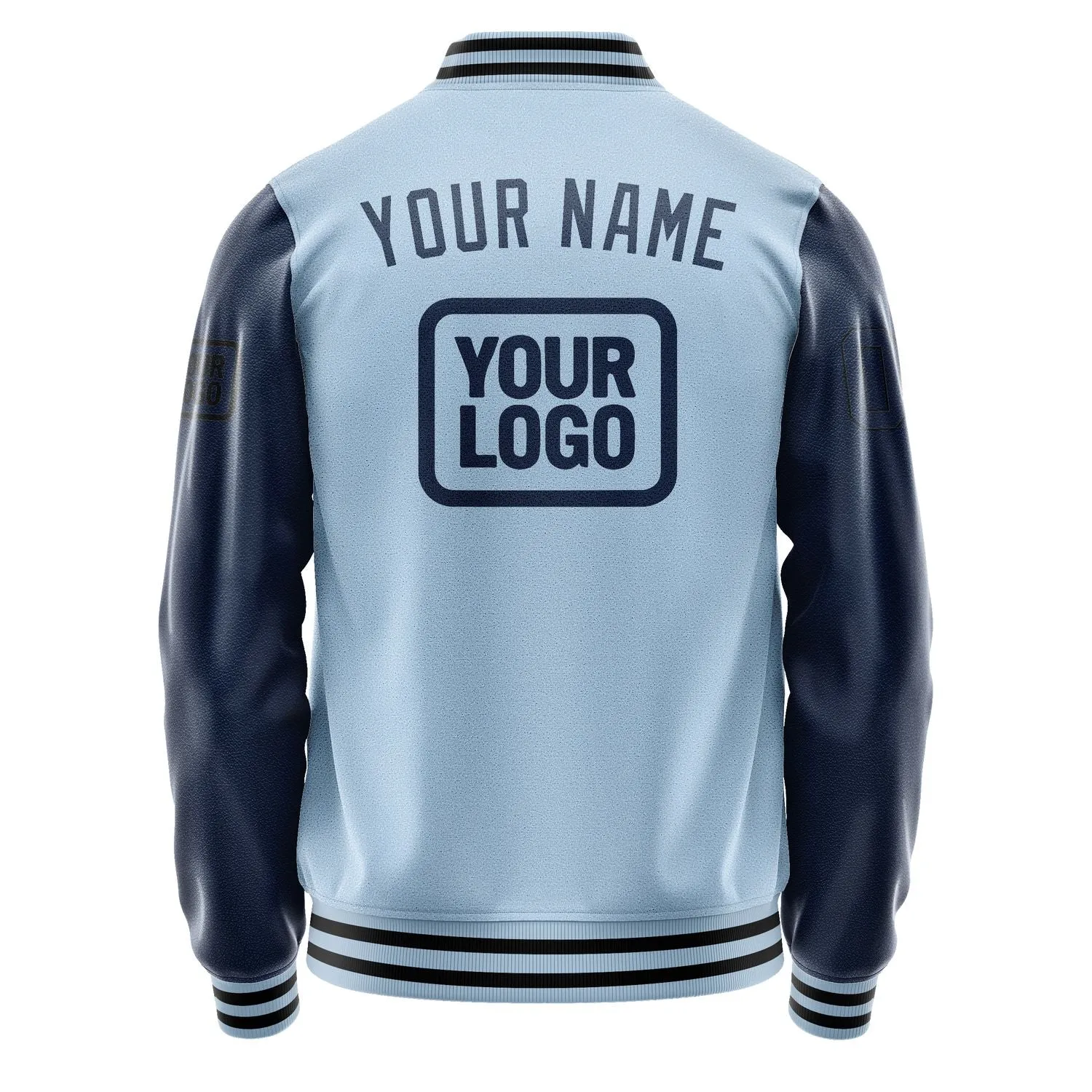 Custom Light Blue Blue Jacket sold by Tailorly product image thumbnail 4