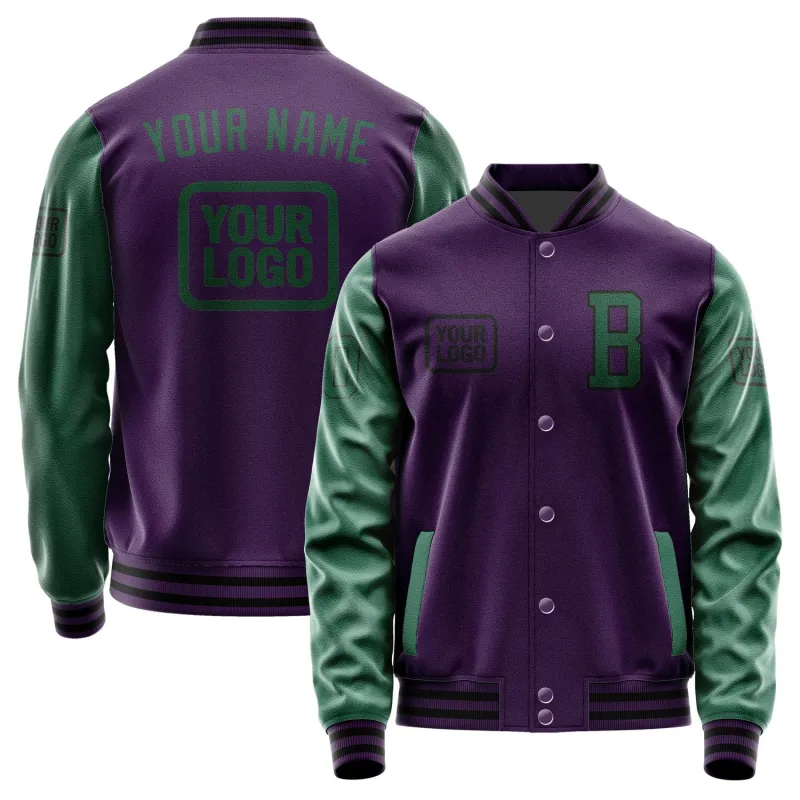 Custom Purple Green Jacket sold by Tailorly