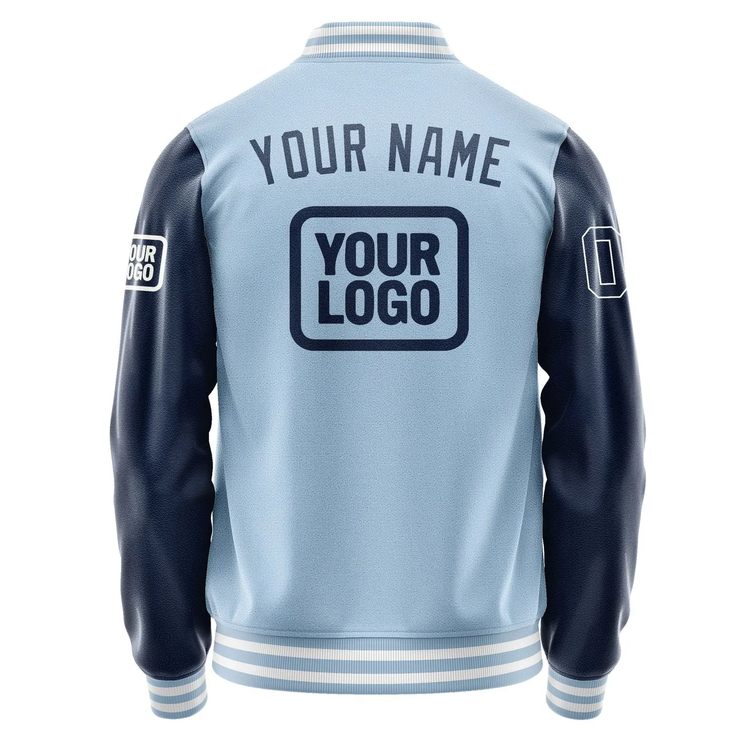 Custom Light Blue Blue Jacket sold by Tailorly product image thumbnail 4