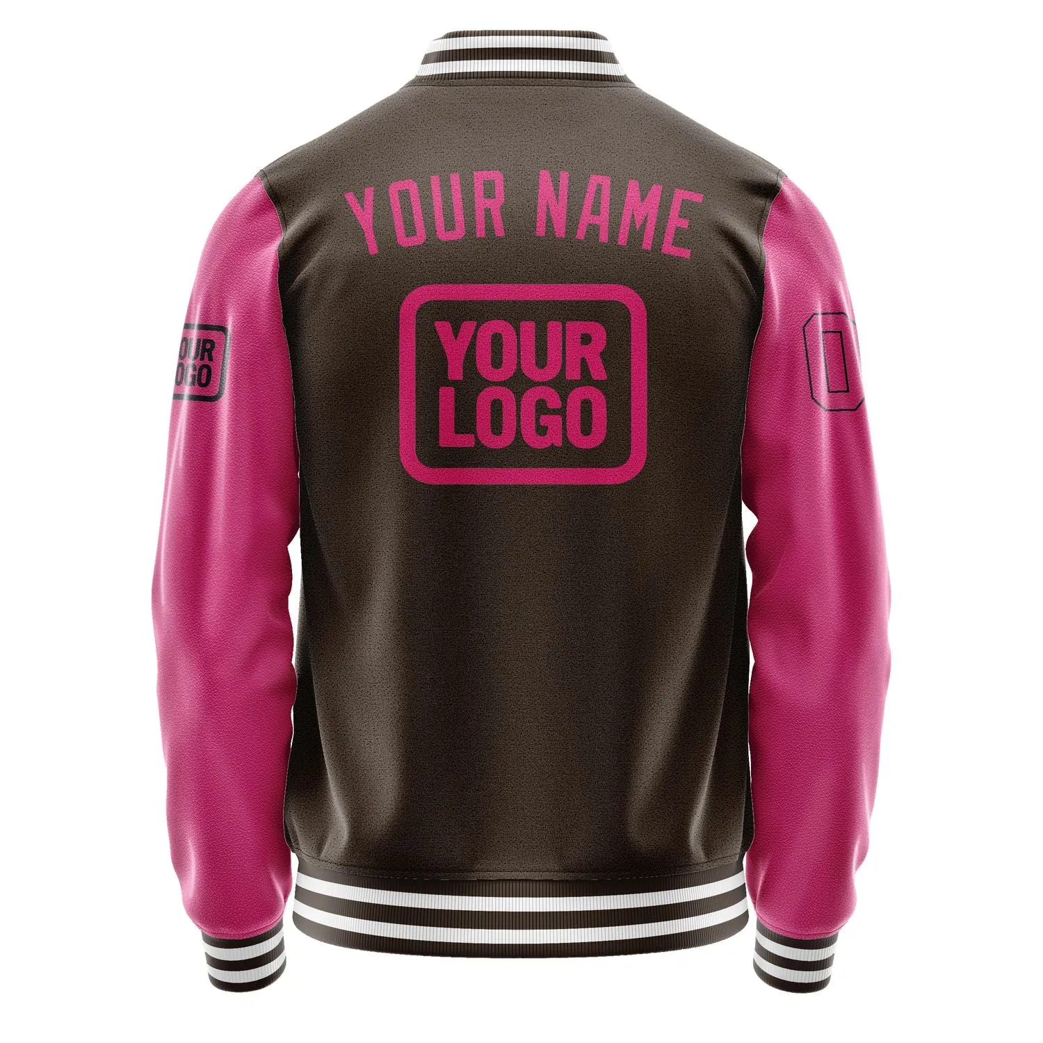 Custom Brown Pink Jacket sold by Tailorly product image thumbnail 4