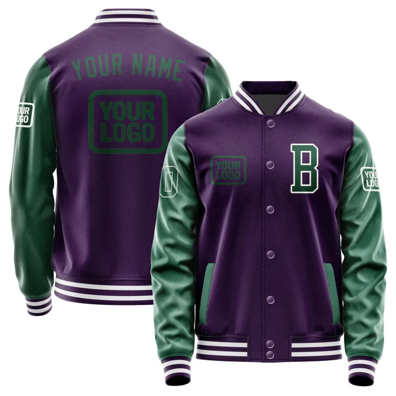 Custom Purple Green Jacket sold by Tailorly
