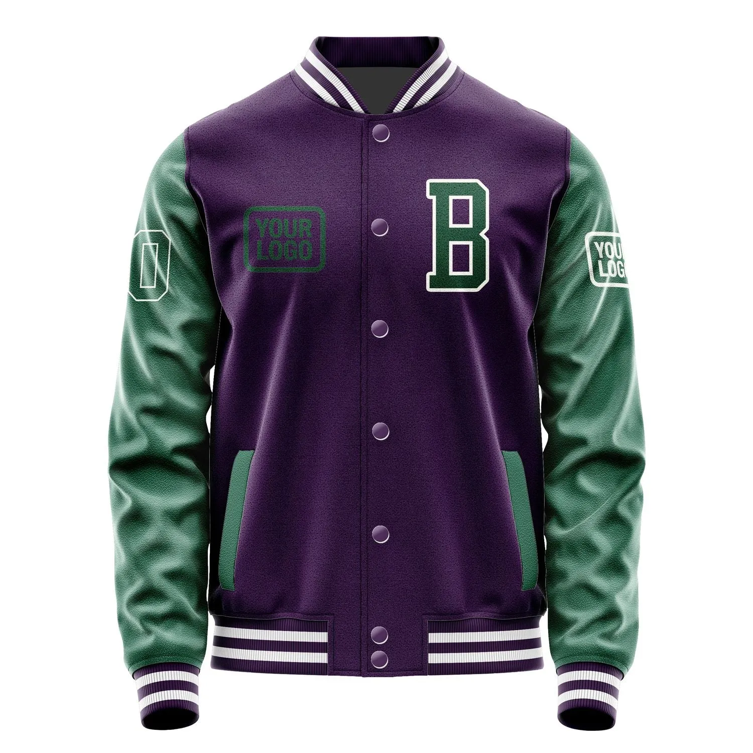 Custom Purple Green Jacket sold by Tailorly product image thumbnail 2