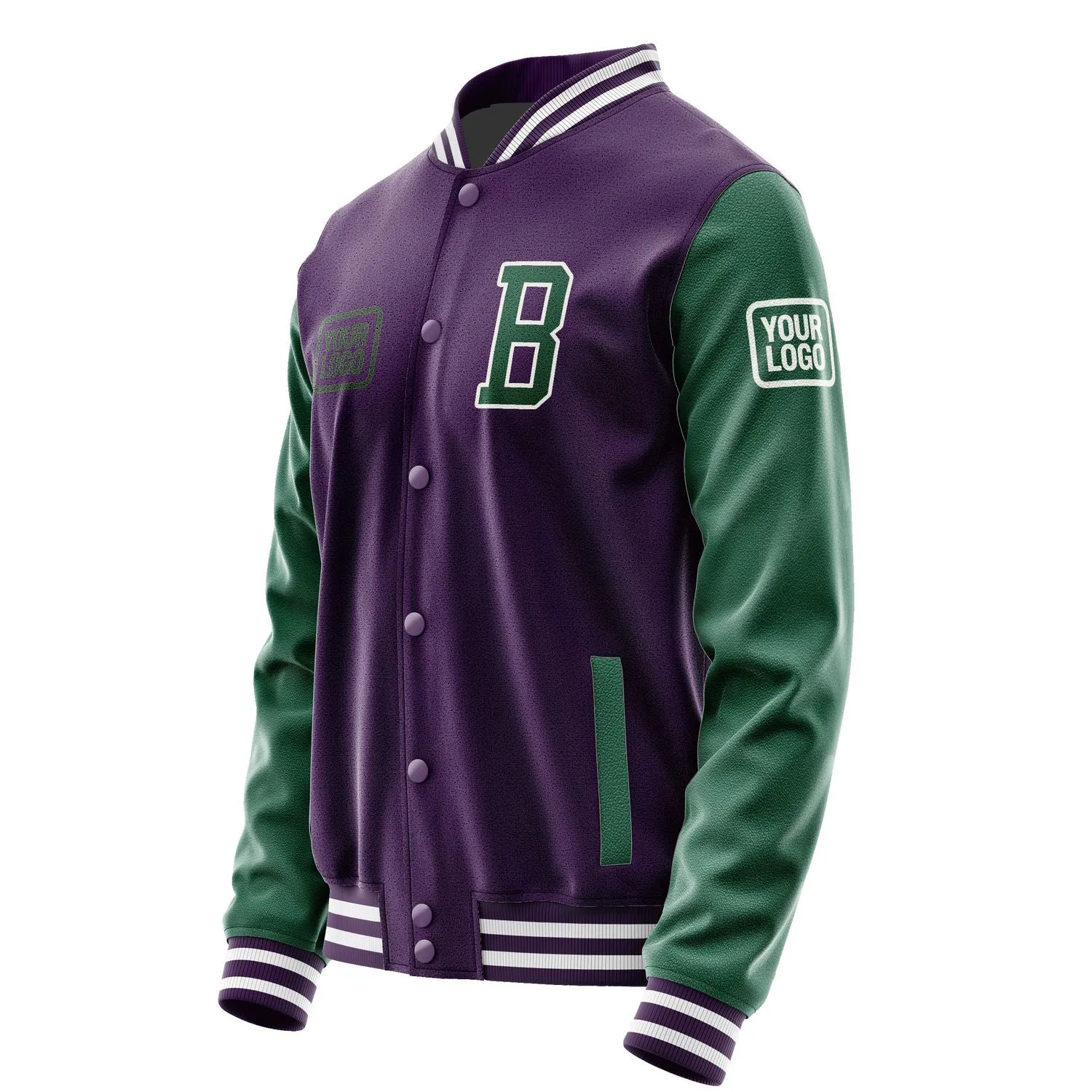 Custom Purple Green Jacket sold by Tailorly product image thumbnail 3