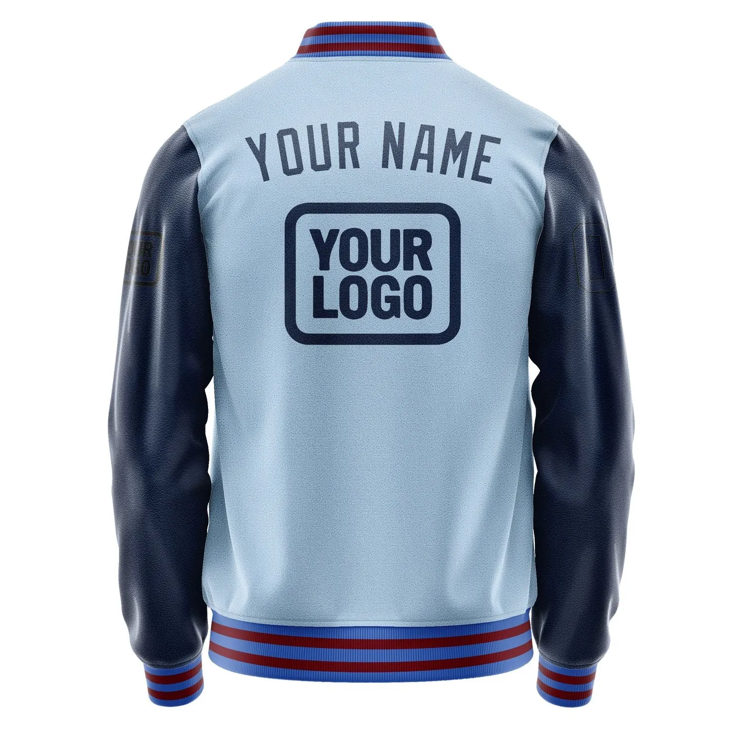 Custom Light Blue Blue Jacket sold by Tailorly product image thumbnail 4