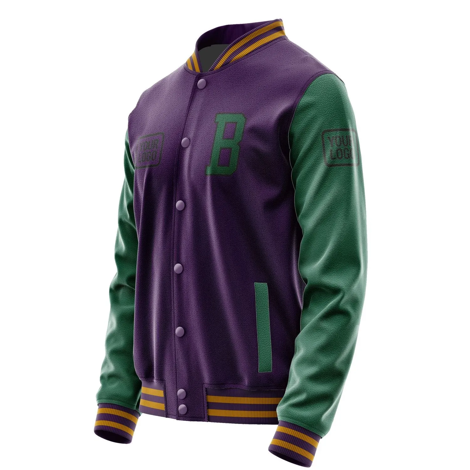 Custom Purple Green Jacket sold by Tailorly product image thumbnail 3