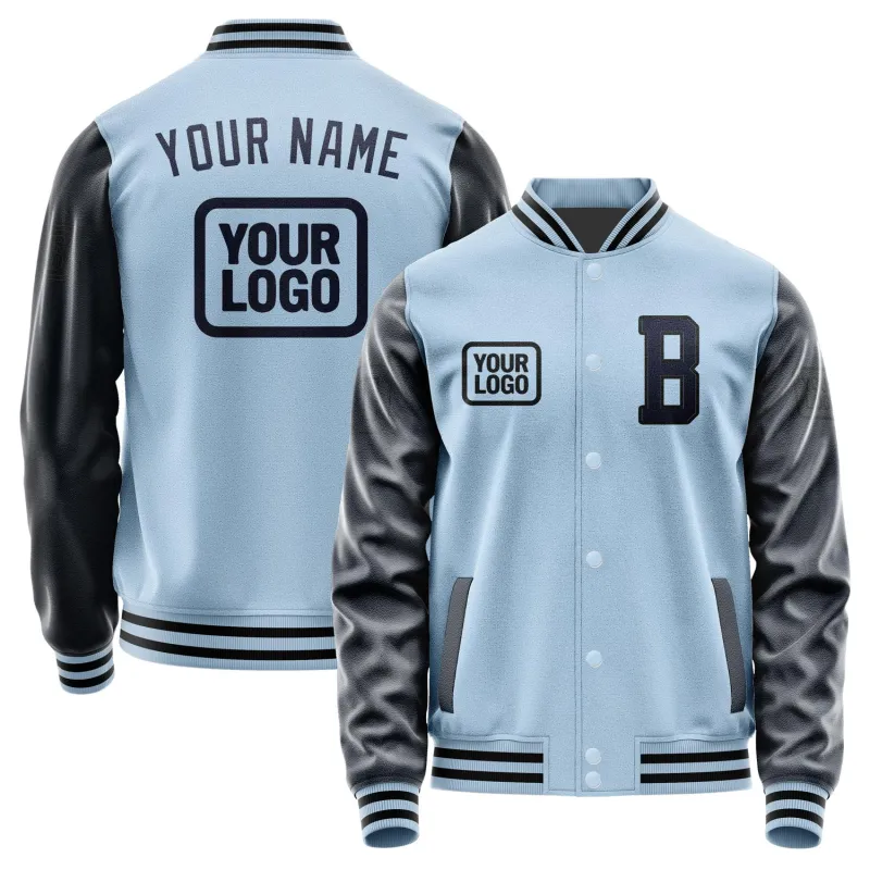 Custom Light Blue Navy Jacket sold by Tailorly