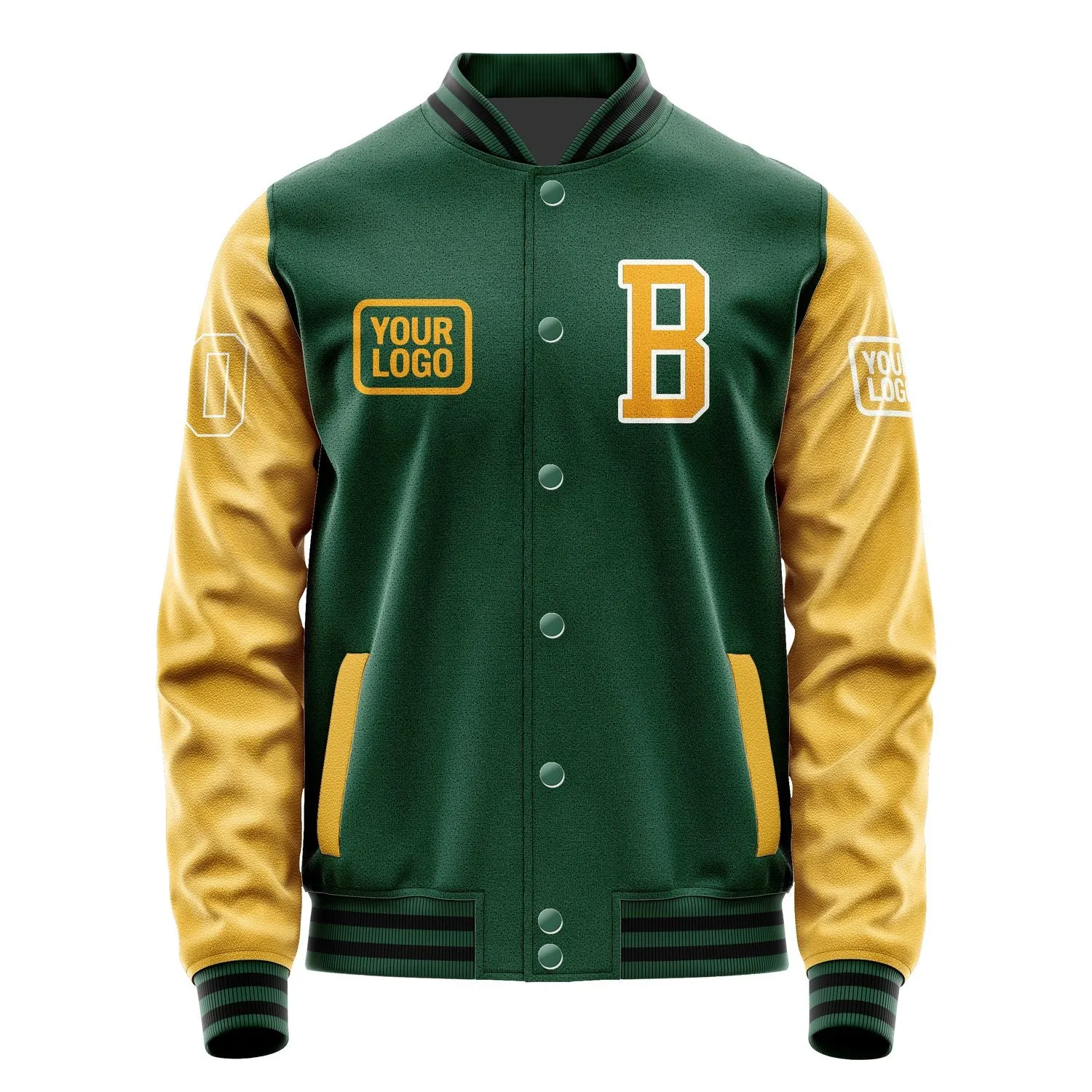 Custom Green Yellow Jacket sold by Tailorly product image thumbnail 2