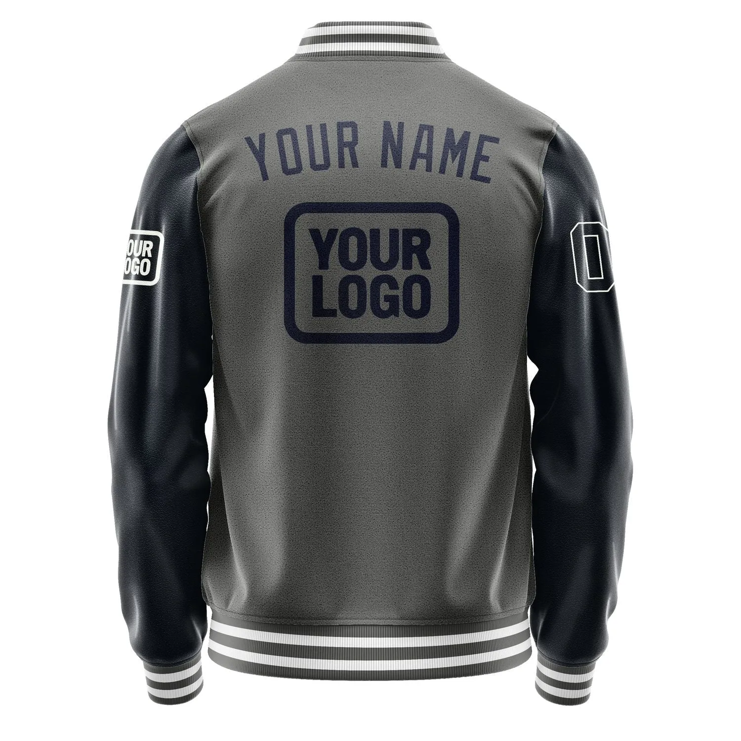 Custom Dark Grey Navy Jacket sold by Tailorly product image thumbnail 4