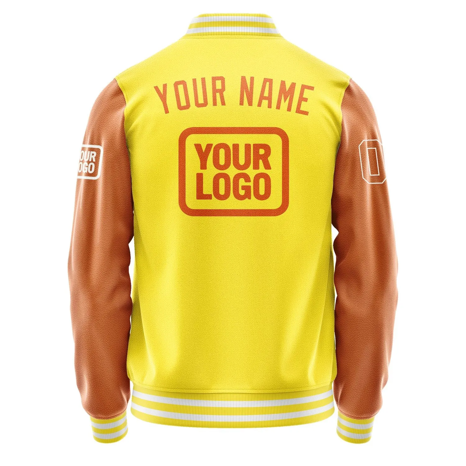 Custom Light Yellow Orange Jacket sold by Tailorly product image thumbnail 4