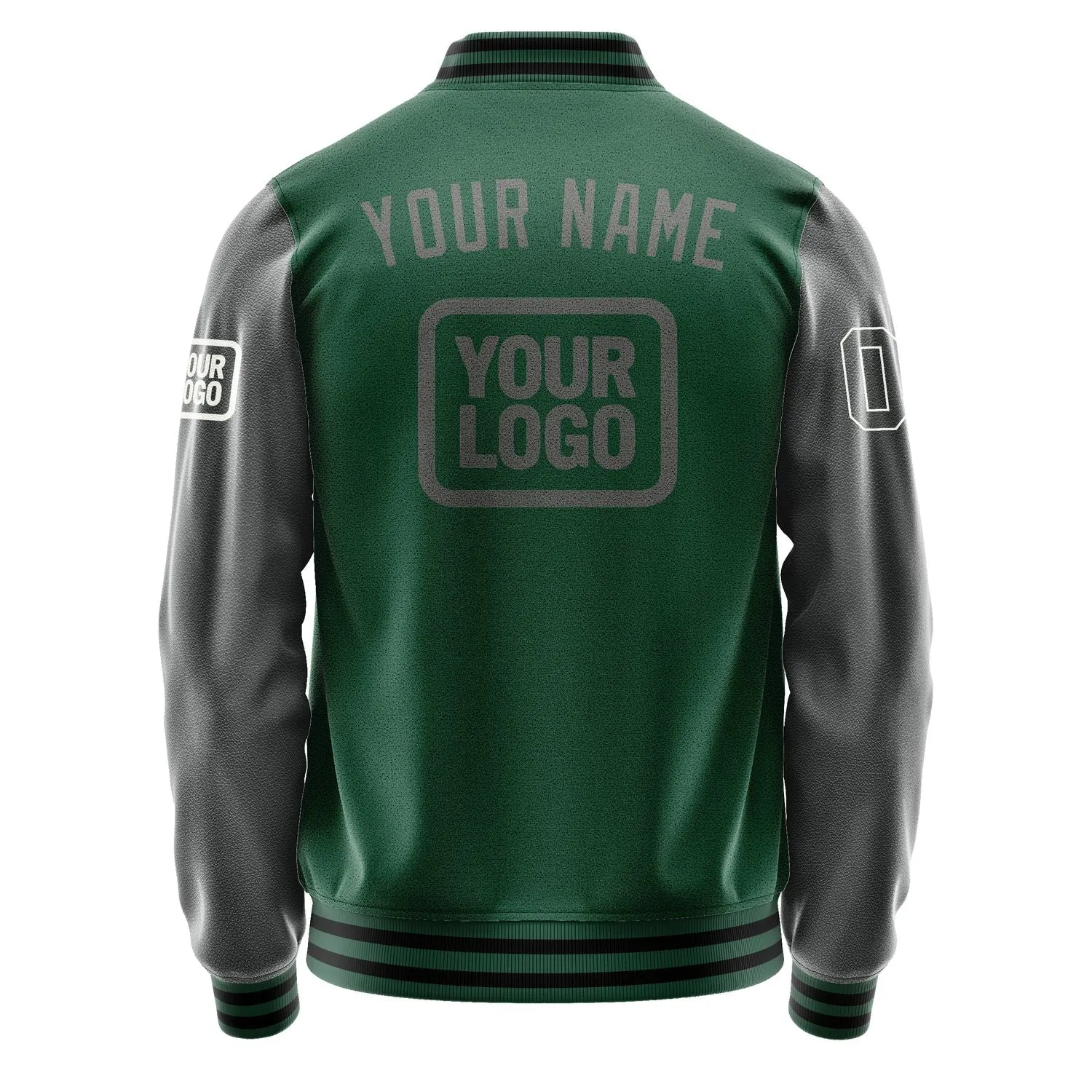 Custom Green Dark Grey Jacket sold by Tailorly product image thumbnail 4