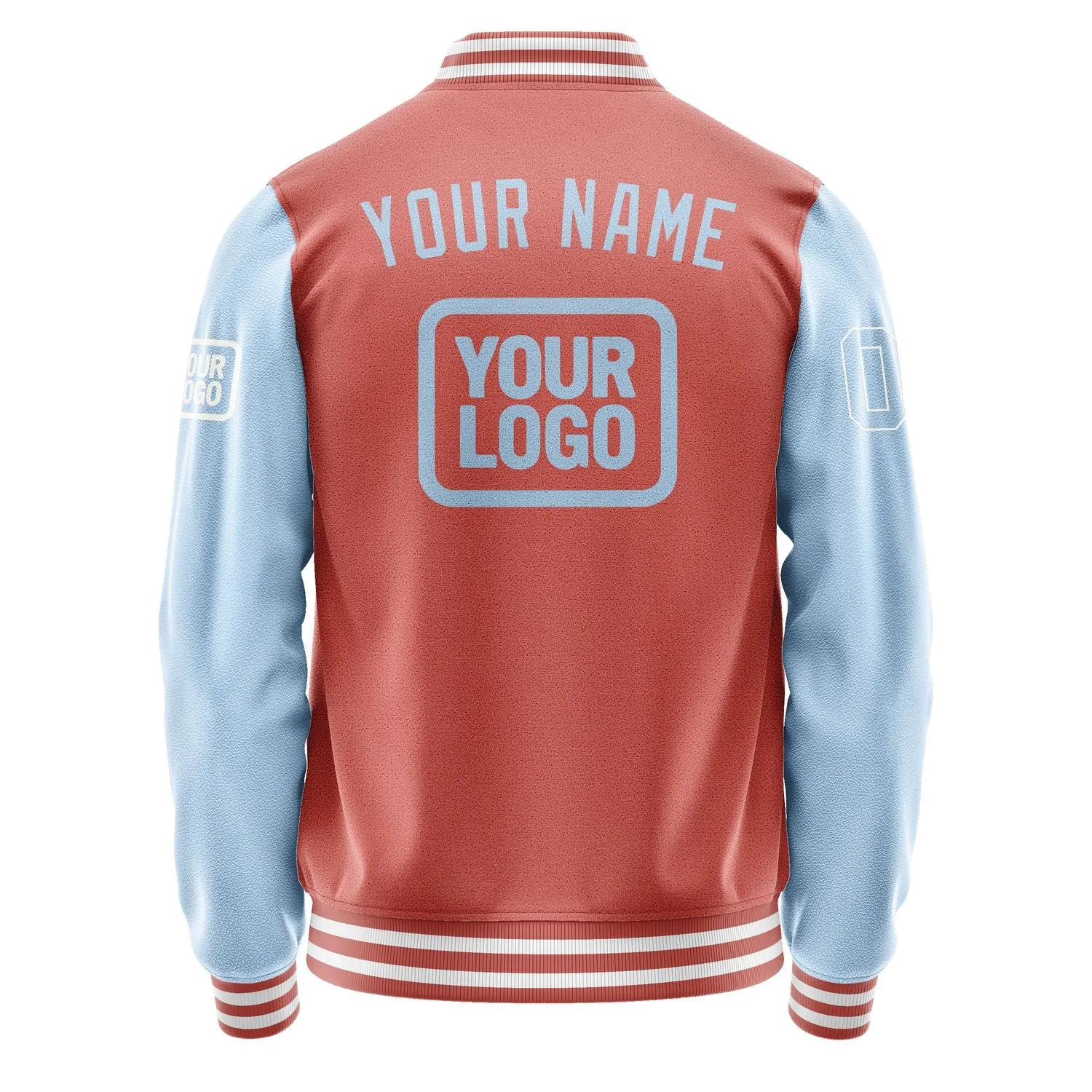 Custom Copper Rose Light Blue Jacket sold by Tailorly product image thumbnail 4