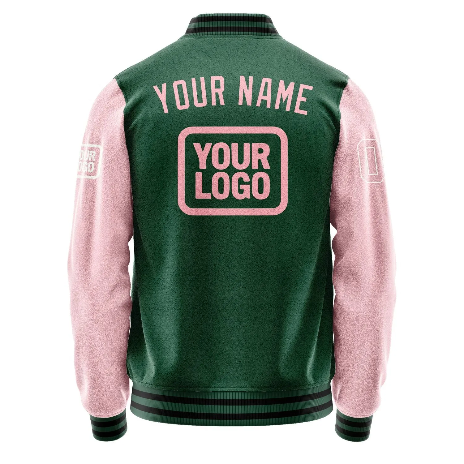 Custom Green Light Pink Jacket sold by Tailorly product image thumbnail 4
