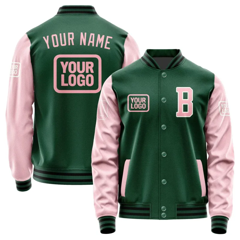 Custom Green Light Pink Jacket sold by Tailorly