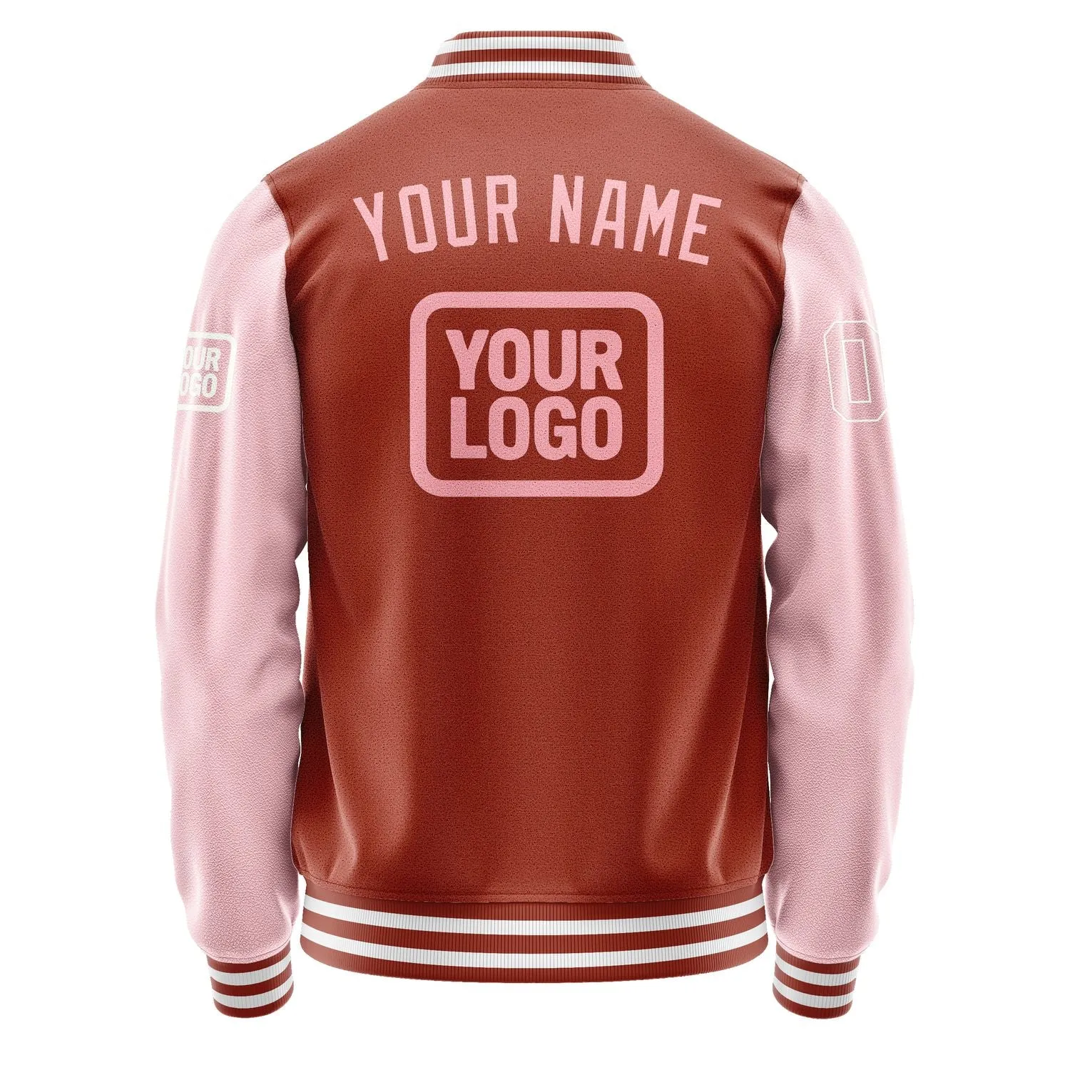 Custom Coral Red Light Pink Jacket sold by Tailorly product image thumbnail 4