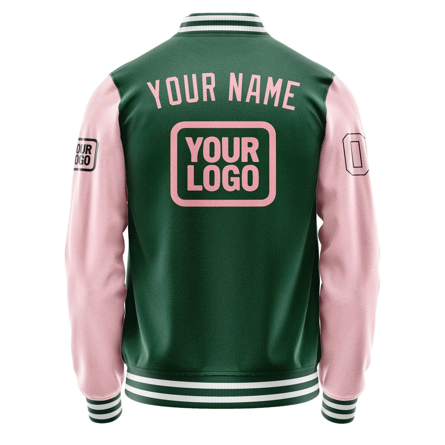 Custom Green Light Pink Jacket sold by Tailorly product image thumbnail 4