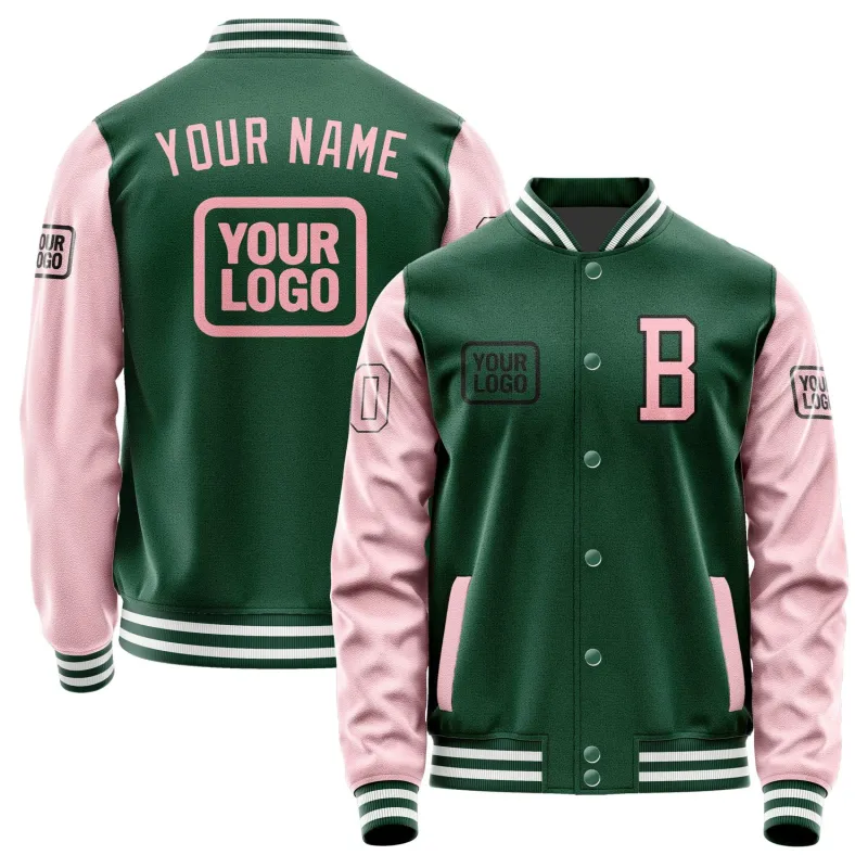 Custom Green Light Pink Jacket sold by Tailorly