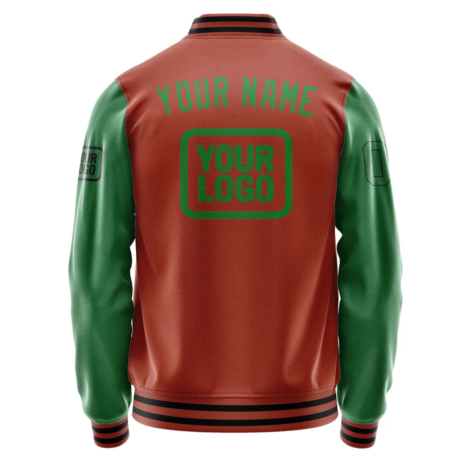 Custom Coral Red Emerald Green Jacket sold by Tailorly product image thumbnail 4