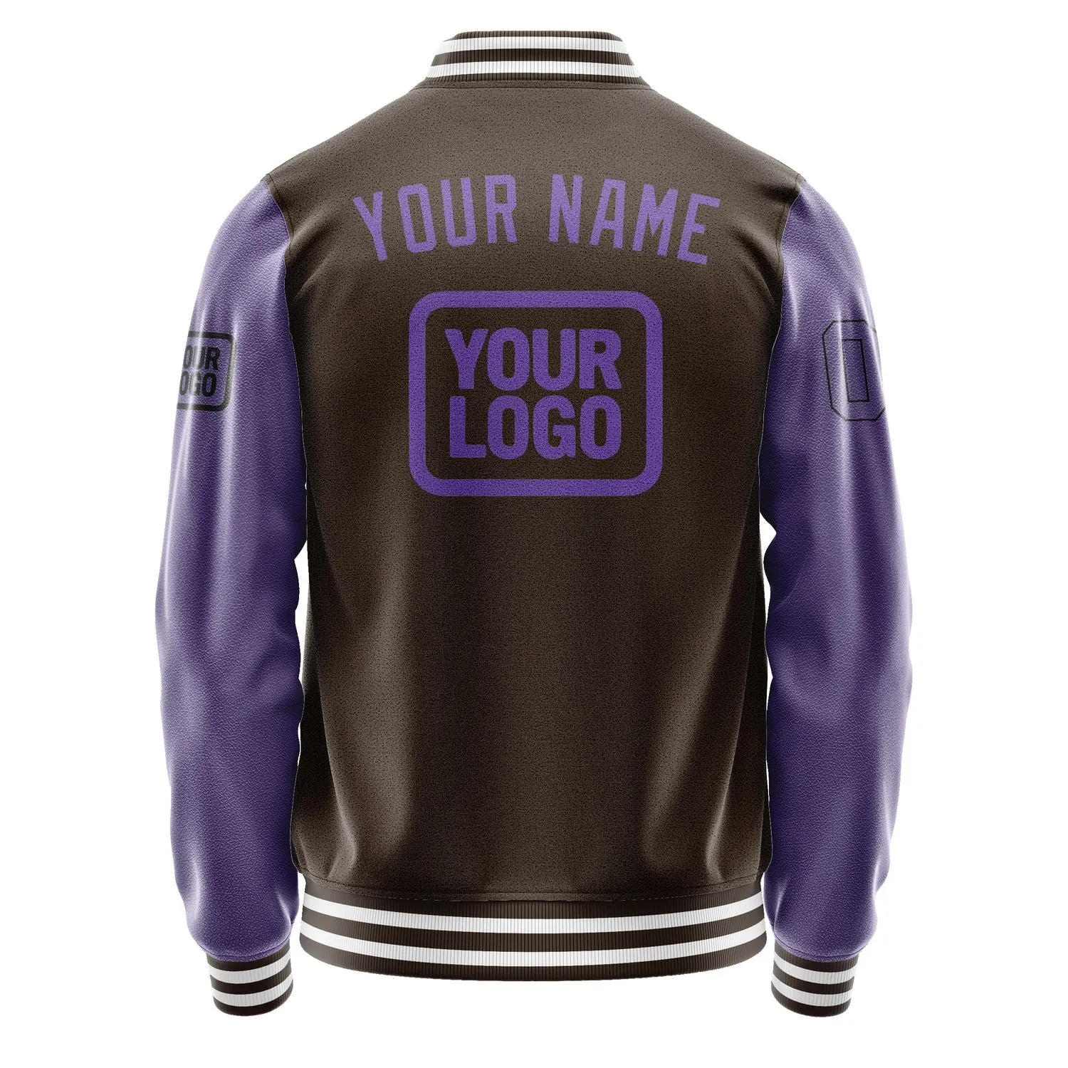 Custom Brown Light Purple Jacket sold by Tailorly product image thumbnail 4