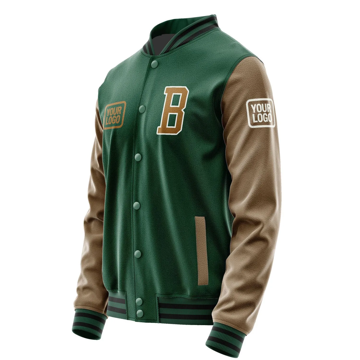 Custom Green Khaki Jacket sold by Tailorly product image thumbnail 3