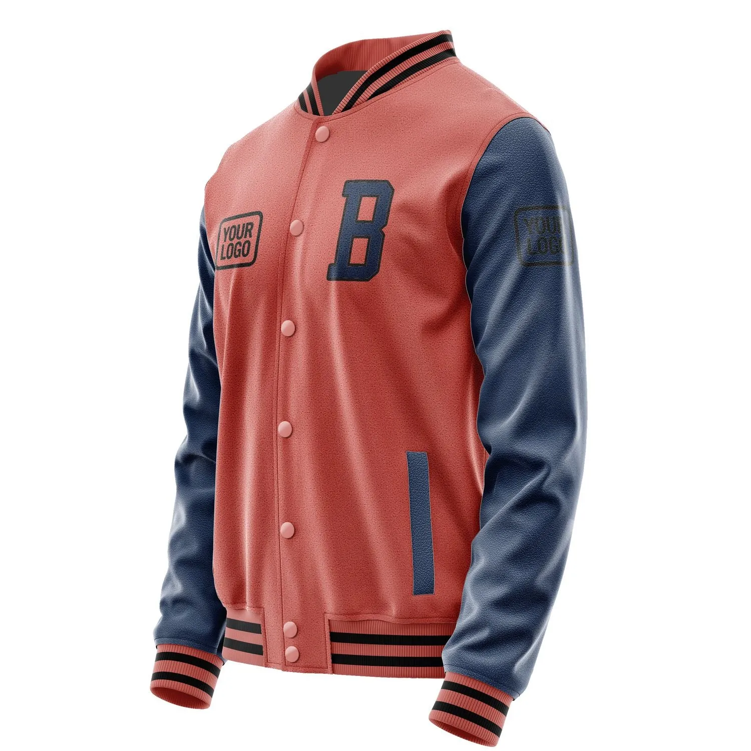 Custom Copper Rose Blue Jacket sold by Tailorly product image thumbnail 3
