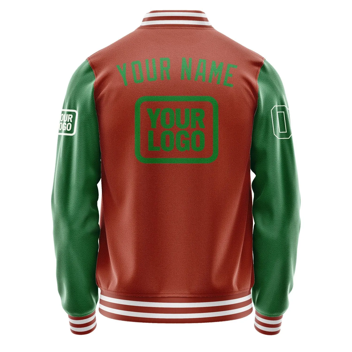 Custom Coral Red Emerald Green Jacket sold by Tailorly product image thumbnail 4