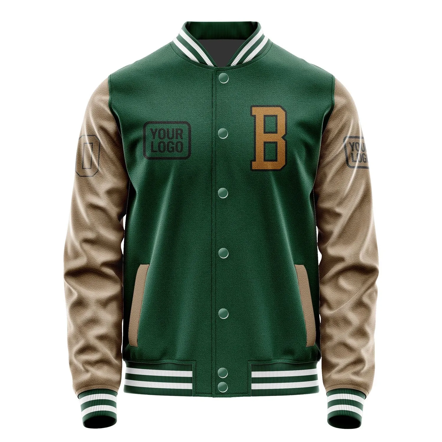 Custom Green Khaki Jacket sold by Tailorly product image thumbnail 2