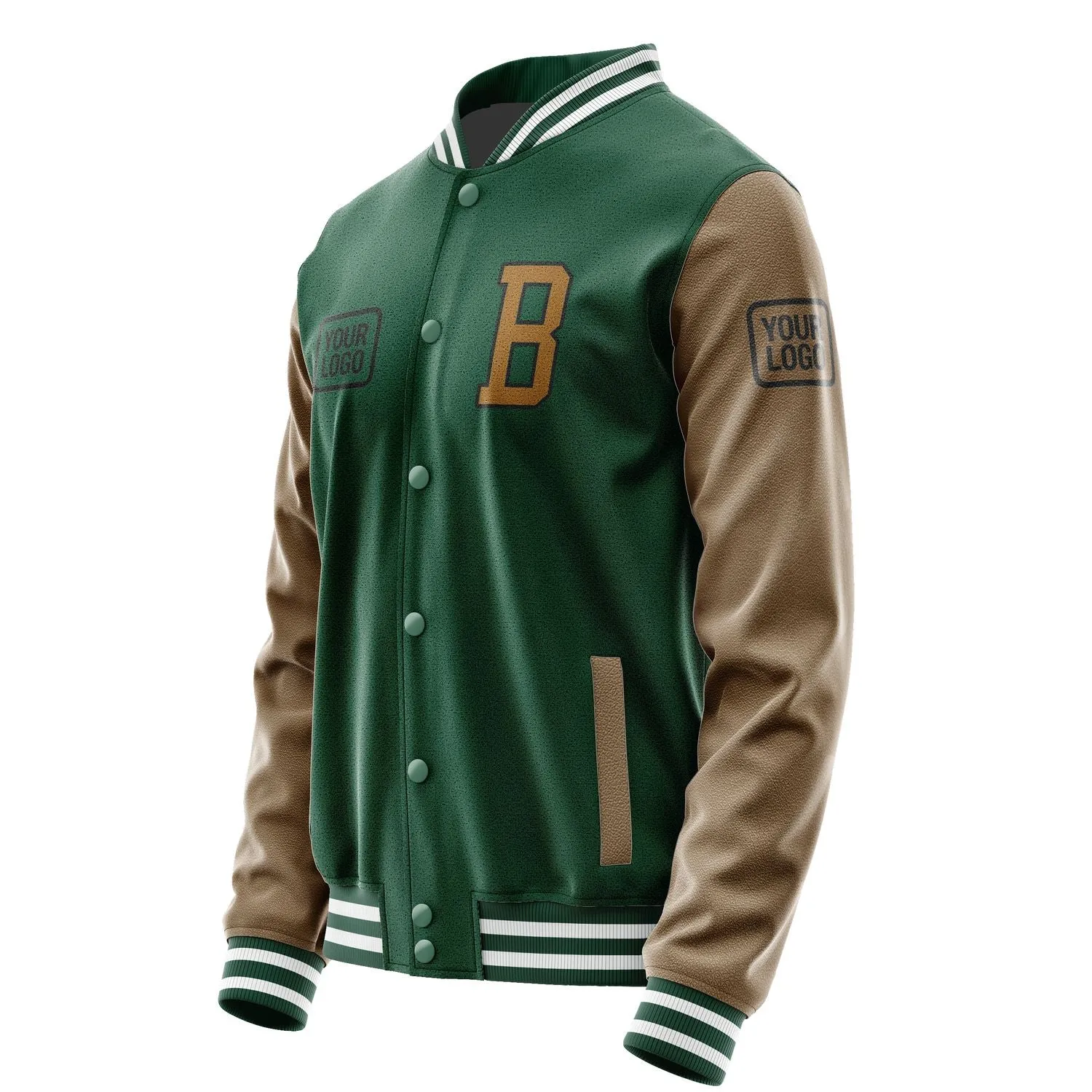 Custom Green Khaki Jacket sold by Tailorly product image thumbnail 3