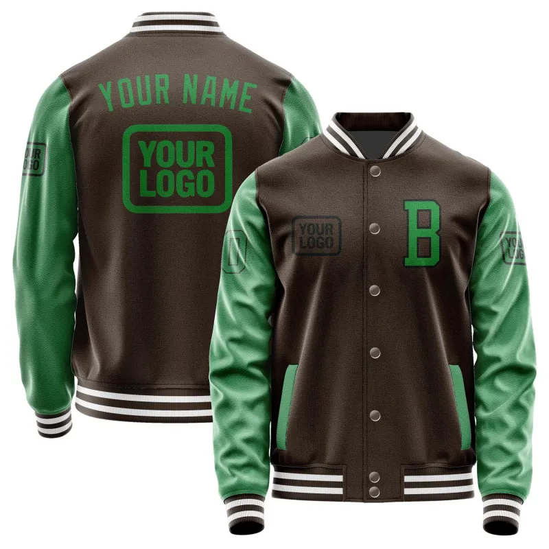 Custom Brown Emerald Green Jacket sold by Tailorly