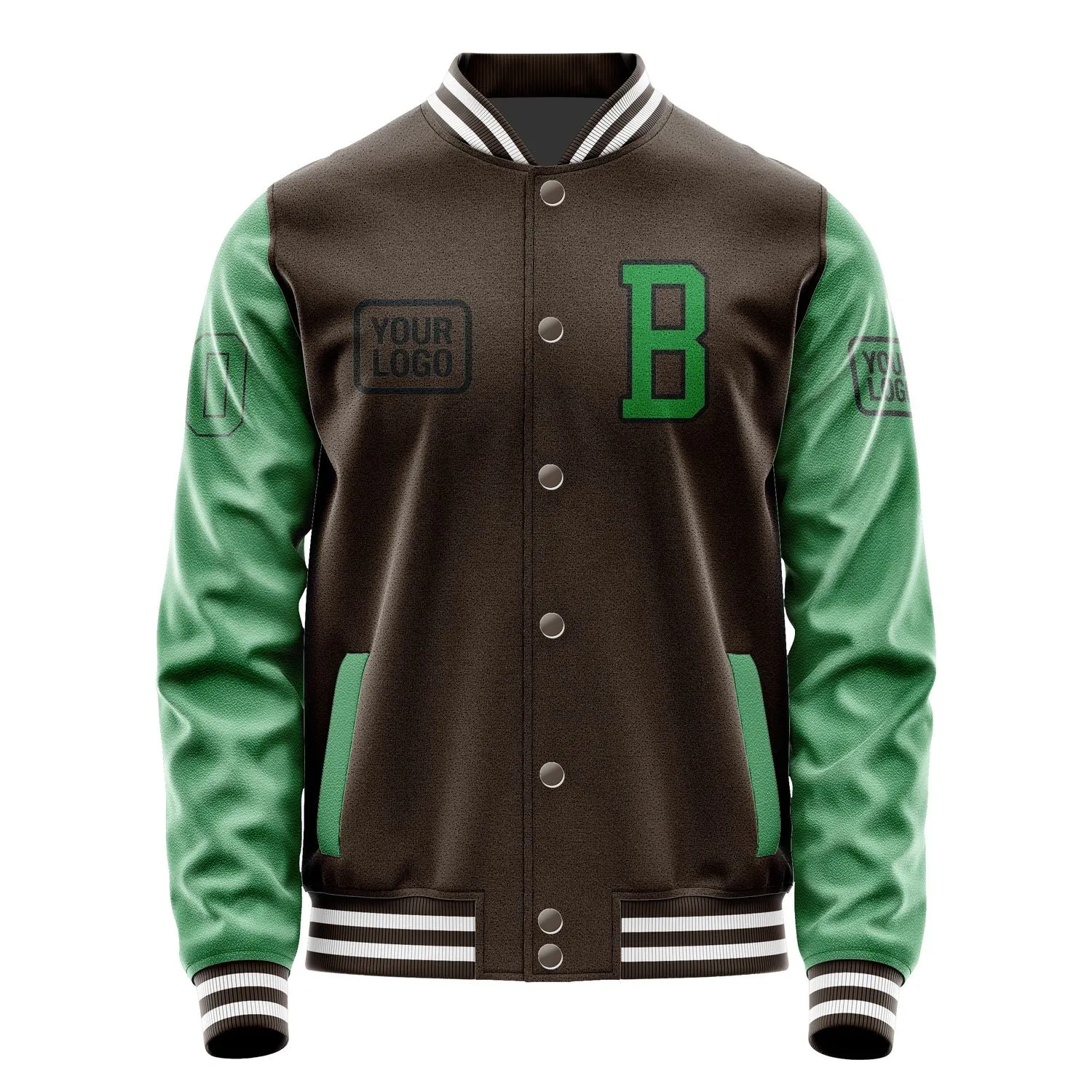 Custom Brown Emerald Green Jacket sold by Tailorly product image thumbnail 2