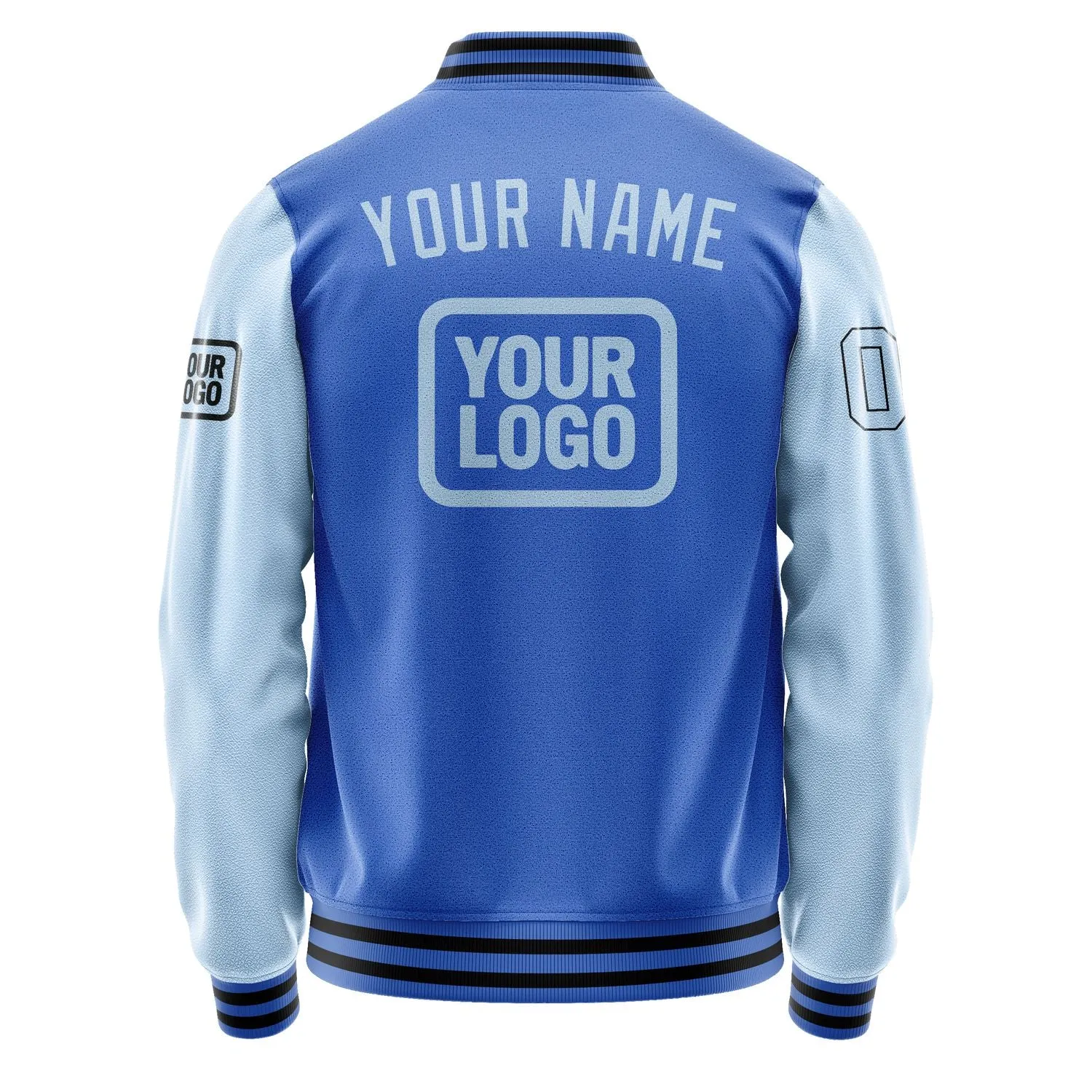 Custom Sky Blue Light Blue Jacket sold by Tailorly product image thumbnail 4