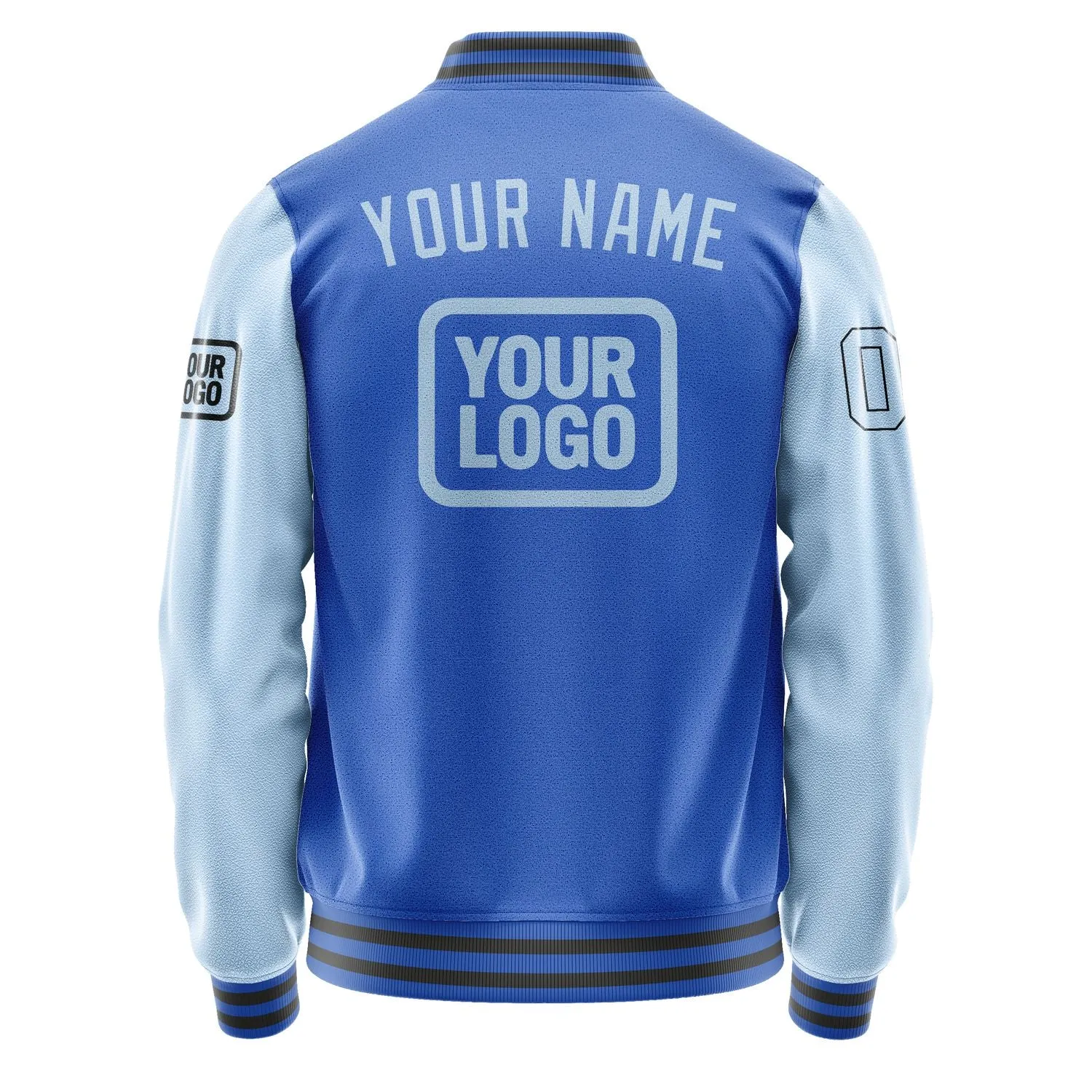 Custom Sky Blue Light Blue Jacket sold by Tailorly product image thumbnail 4