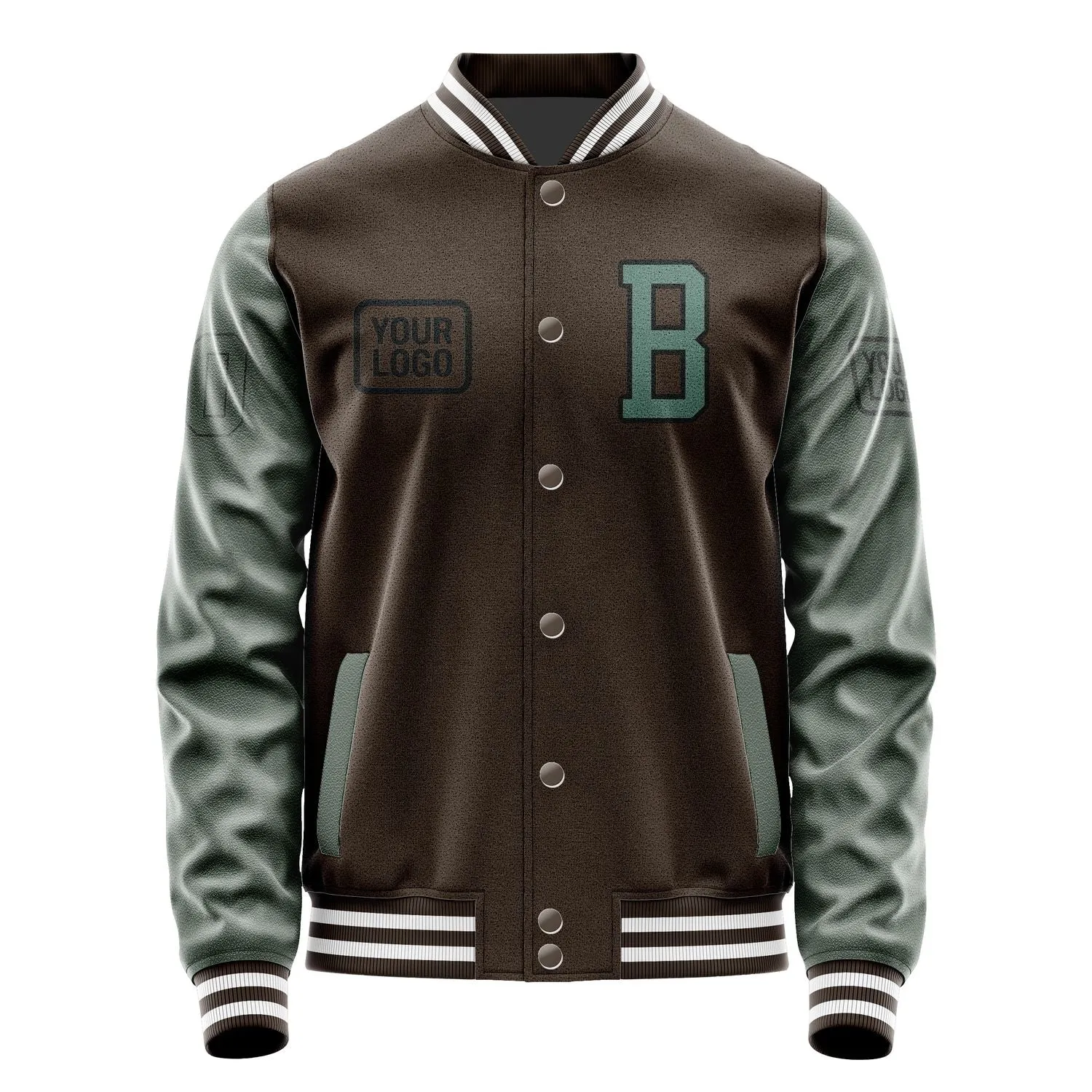 Custom Brown Blue Green Jacket sold by Tailorly product image thumbnail 2