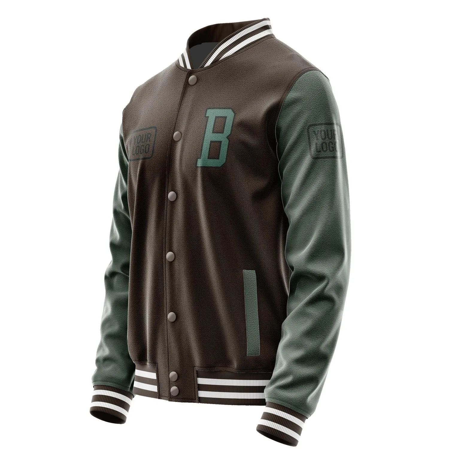 Custom Brown Blue Green Jacket sold by Tailorly product image thumbnail 3