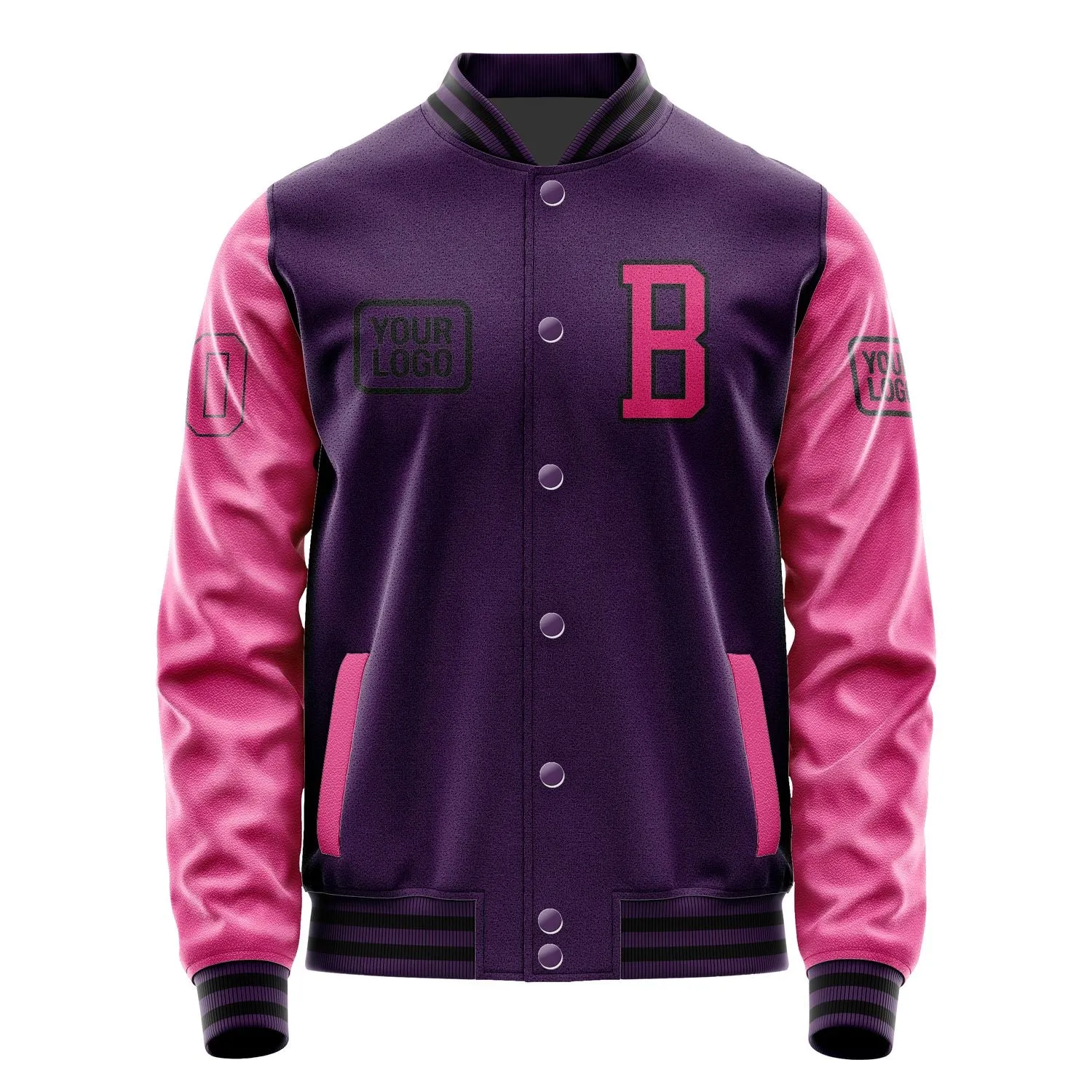 Custom Purple Pink Jacket sold by Tailorly product image thumbnail 2