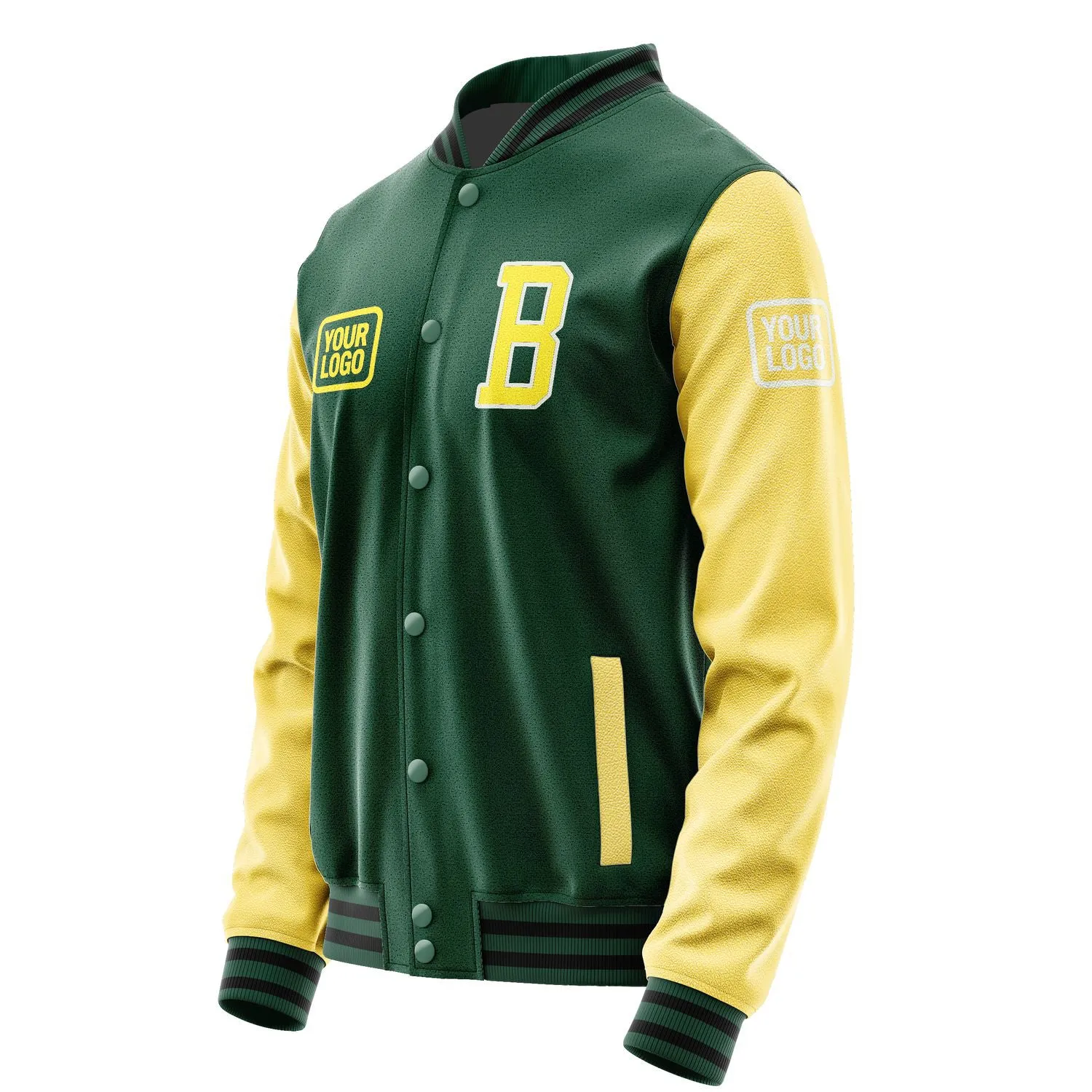 Custom Green Light Yellow Jacket sold by Tailorly product image thumbnail 3