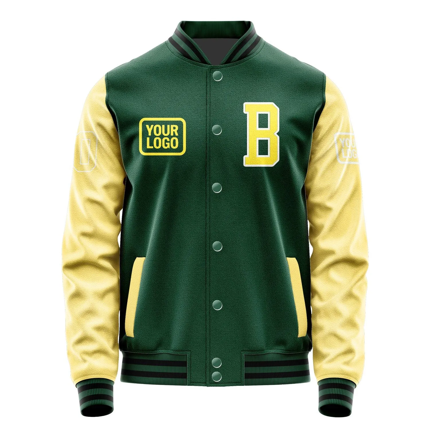 Custom Green Light Yellow Jacket sold by Tailorly product image thumbnail 2