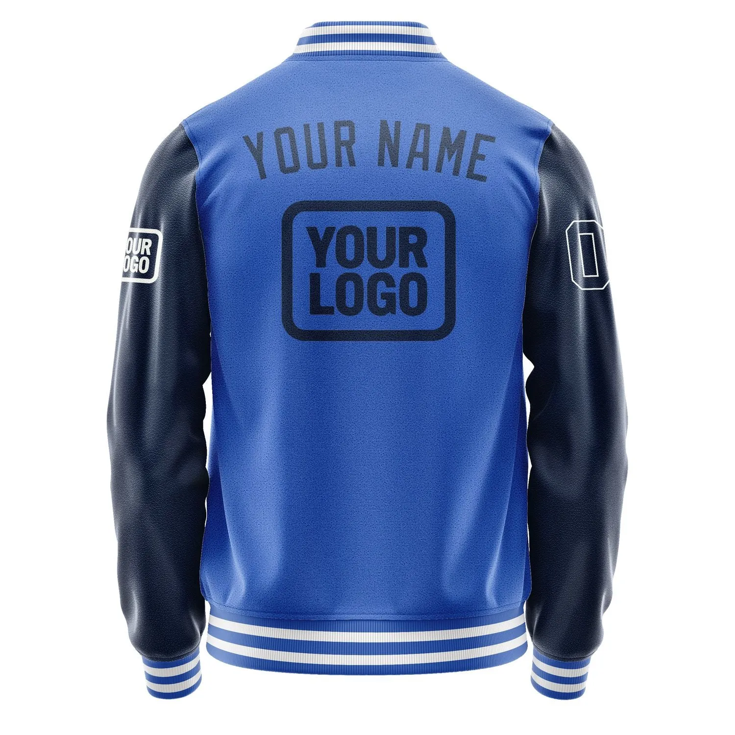 Custom Sky Blue Blue Jacket sold by Tailorly product image thumbnail 4
