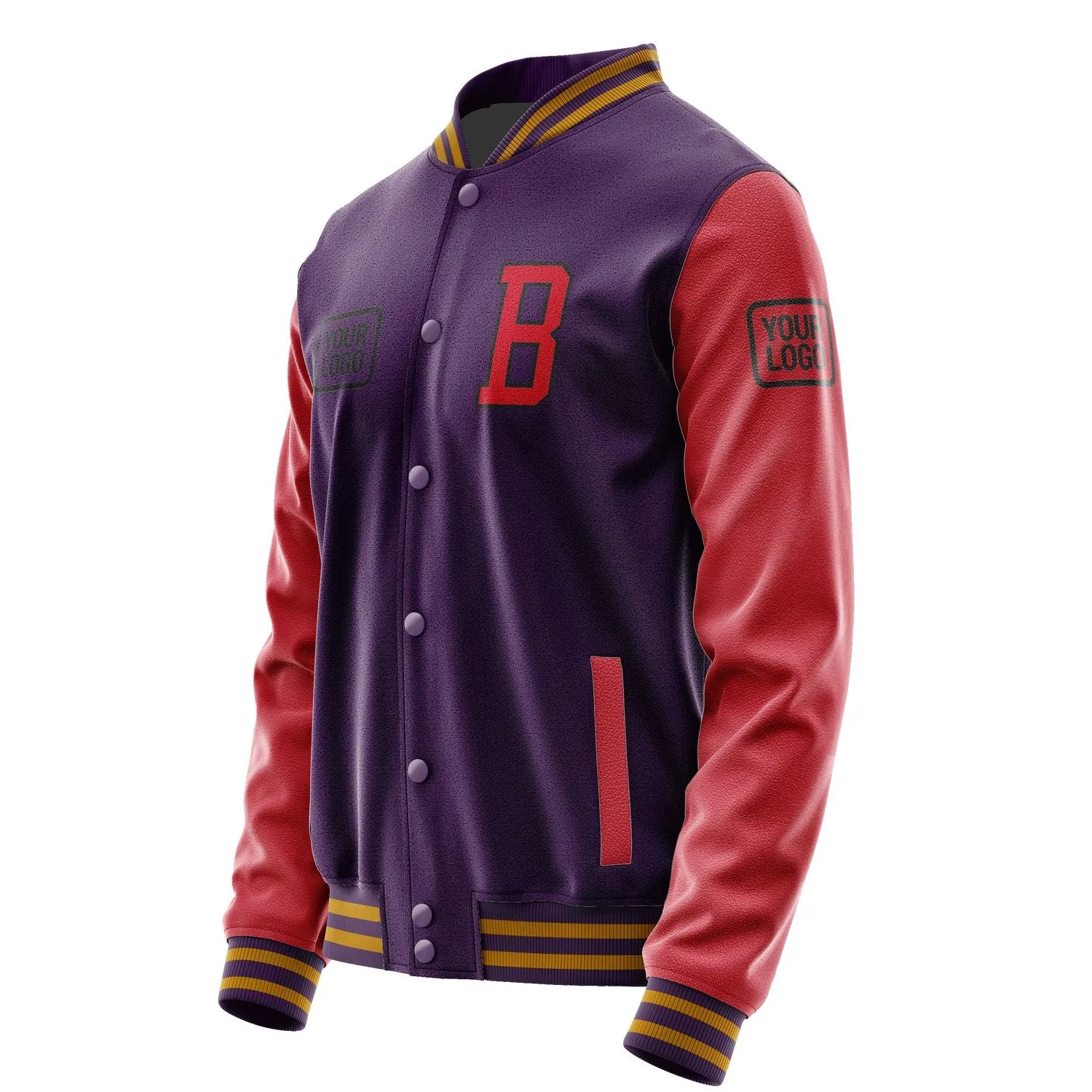 Custom Purple Red Jacket sold by Tailorly product image thumbnail 3