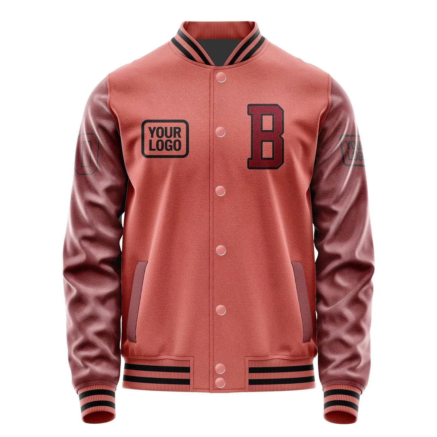 Custom Copper Rose Crimson Red Jacket sold by Tailorly product image thumbnail 2