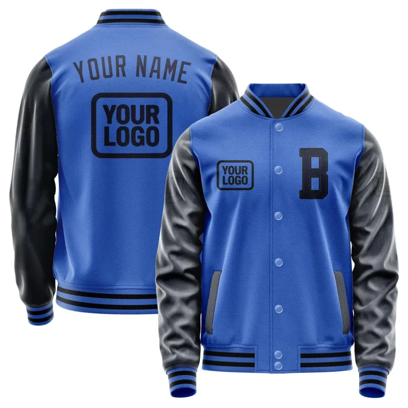 Custom Sky Blue Navy Jacket sold by Tailorly