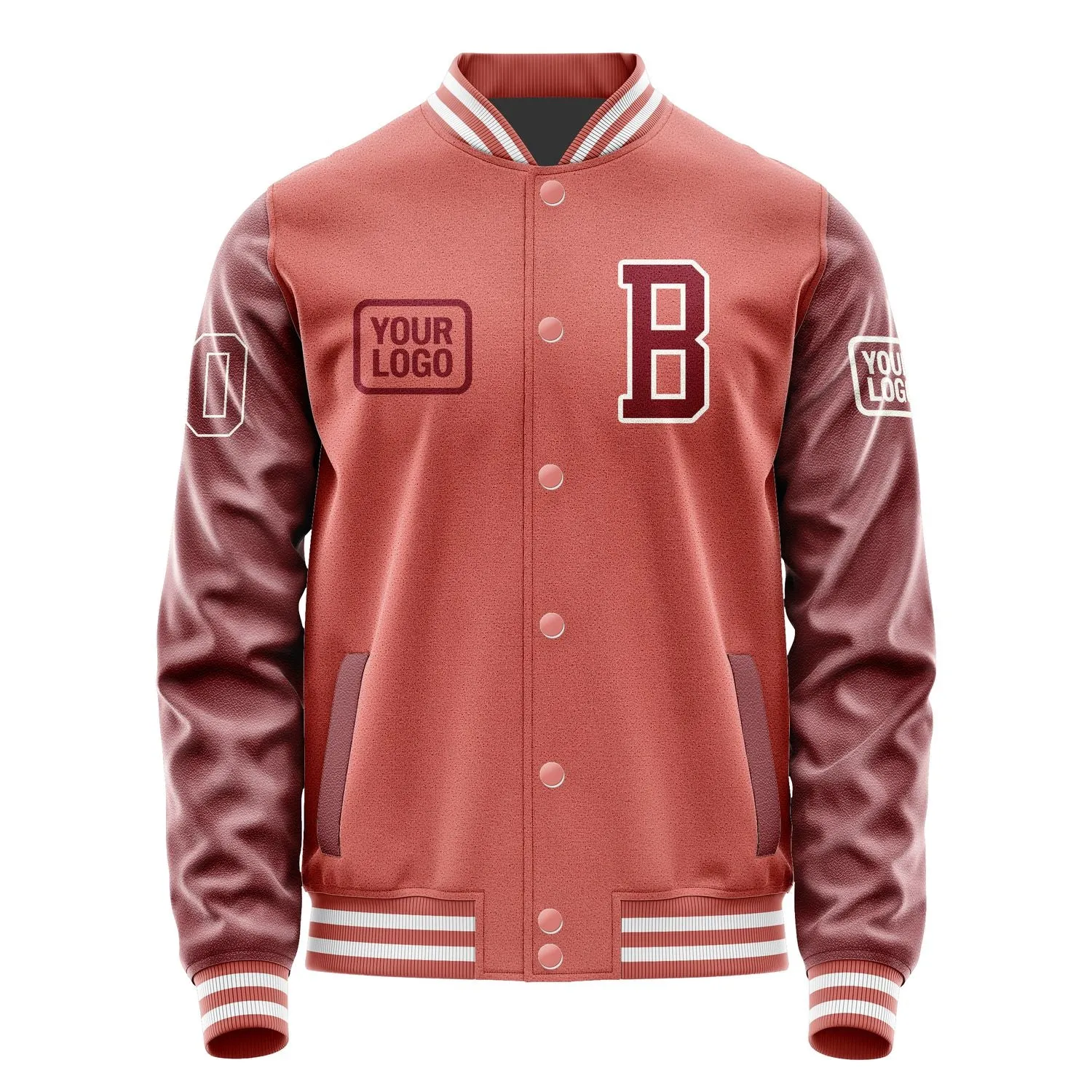 Custom Copper Rose Crimson Red Jacket sold by Tailorly product image thumbnail 2