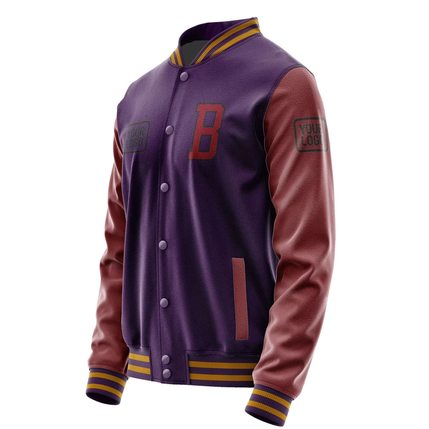 Custom Purple Crimson Red Jacket sold by Tailorly product image thumbnail 3