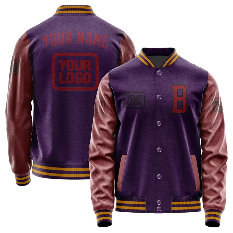 Custom Purple Crimson Red Jacket sold by Tailorly