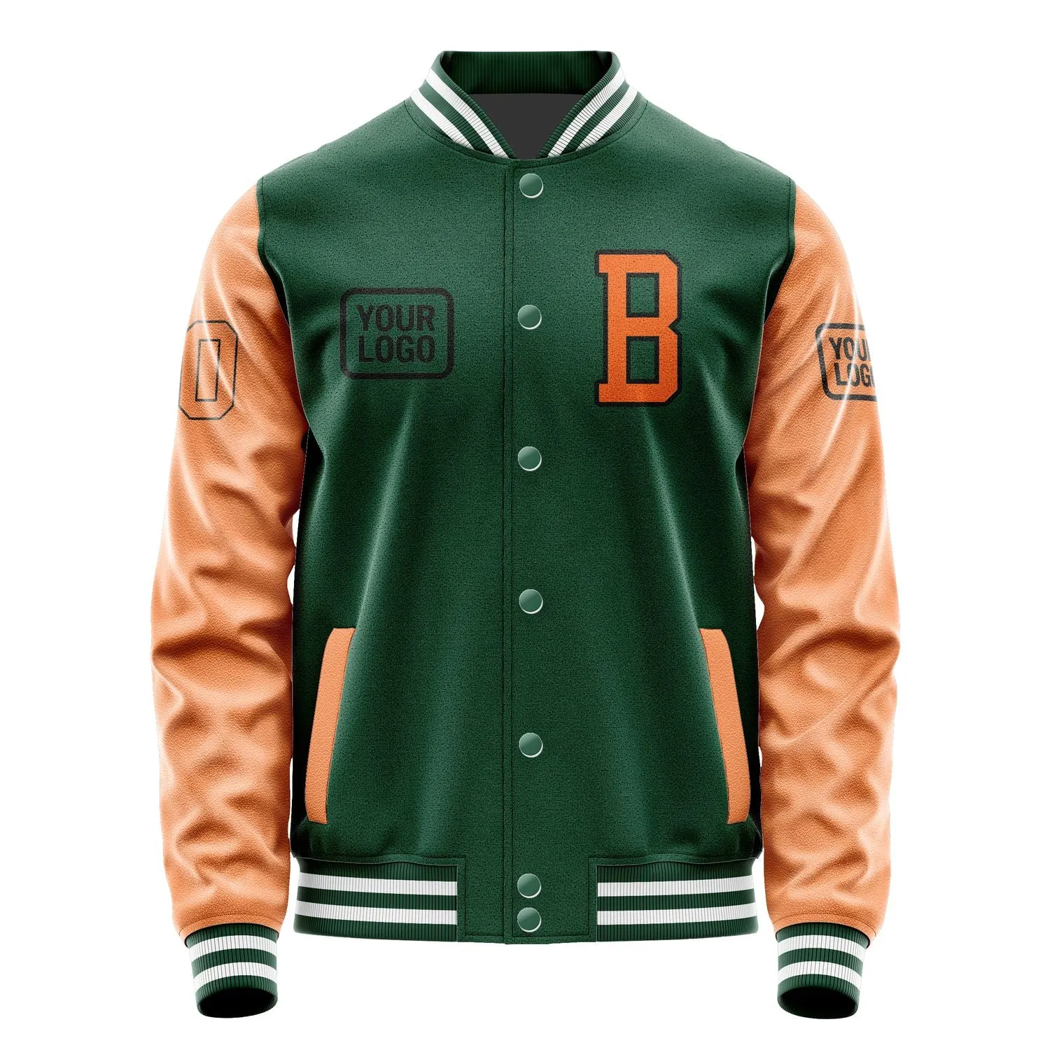 Custom Green Orange Jacket sold by Tailorly product image thumbnail 2