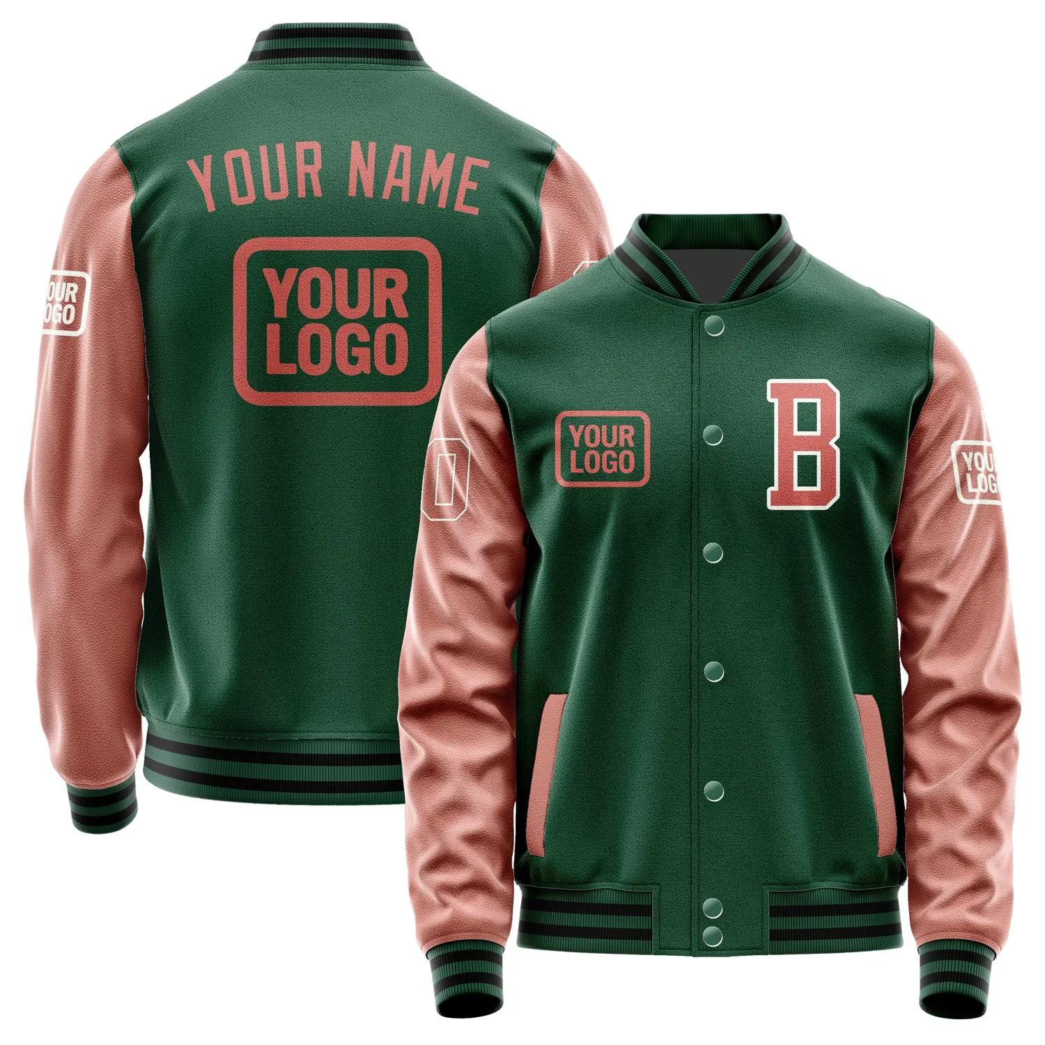 Custom Green Copper Rose Jacket sold by Tailorly