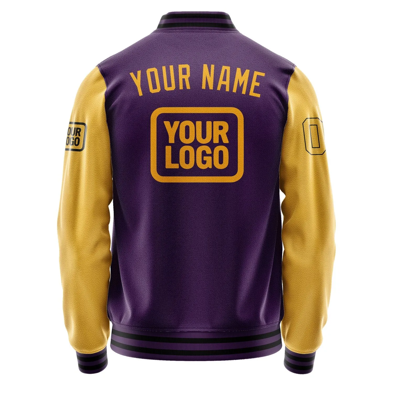 Custom Purple Yellow Jacket sold by Tailorly product image thumbnail 4