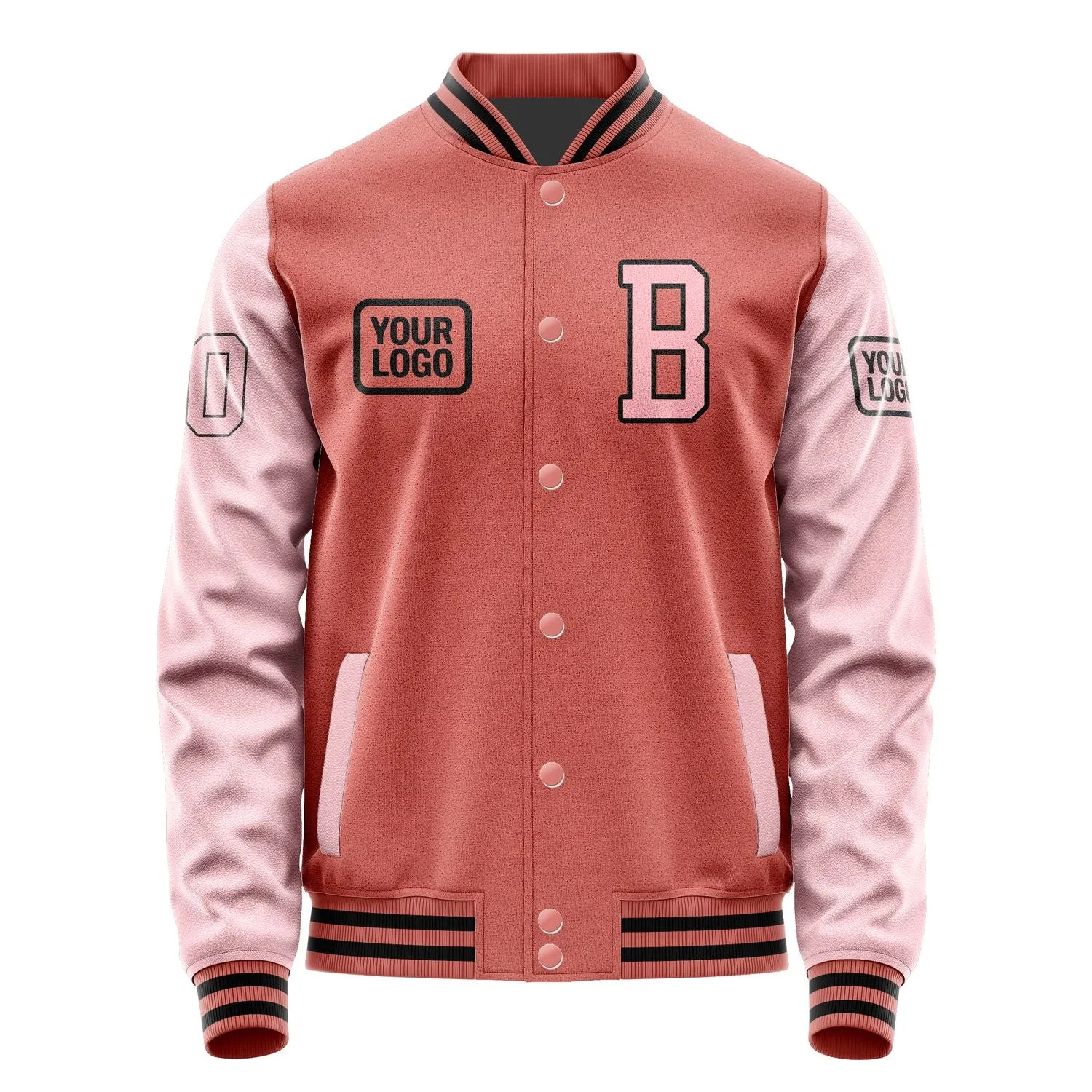 Custom Copper Rose Light Pink Jacket sold by Tailorly product image thumbnail 2