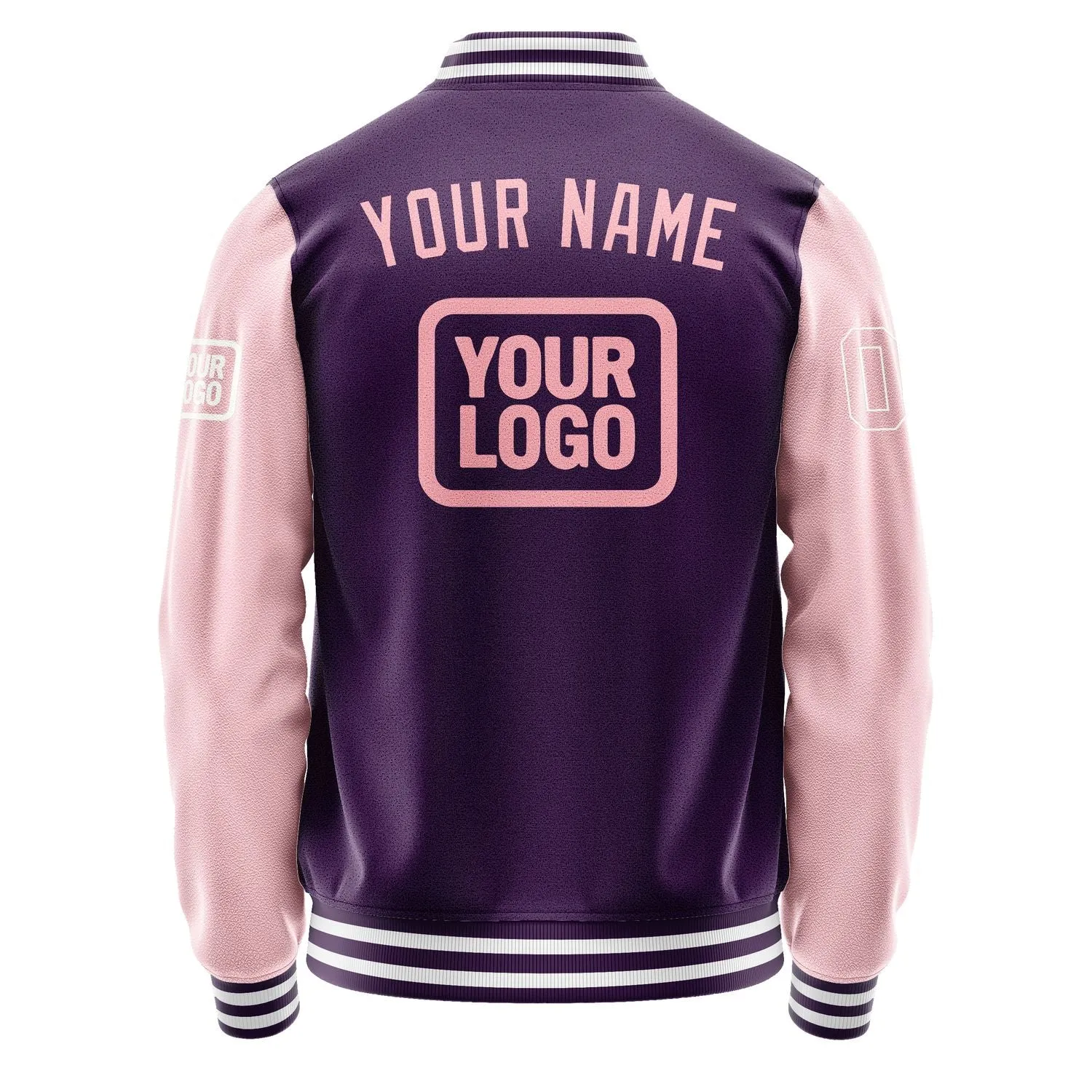 Custom Purple Light Pink Jacket sold by Tailorly product image thumbnail 4