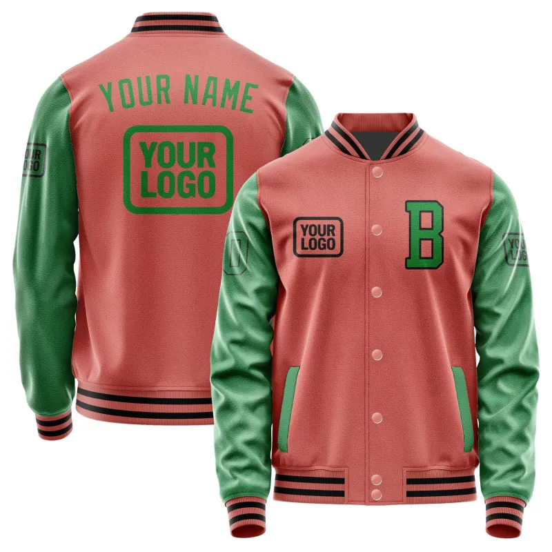 Custom Copper Rose Emerald Green Jacket sold by Tailorly