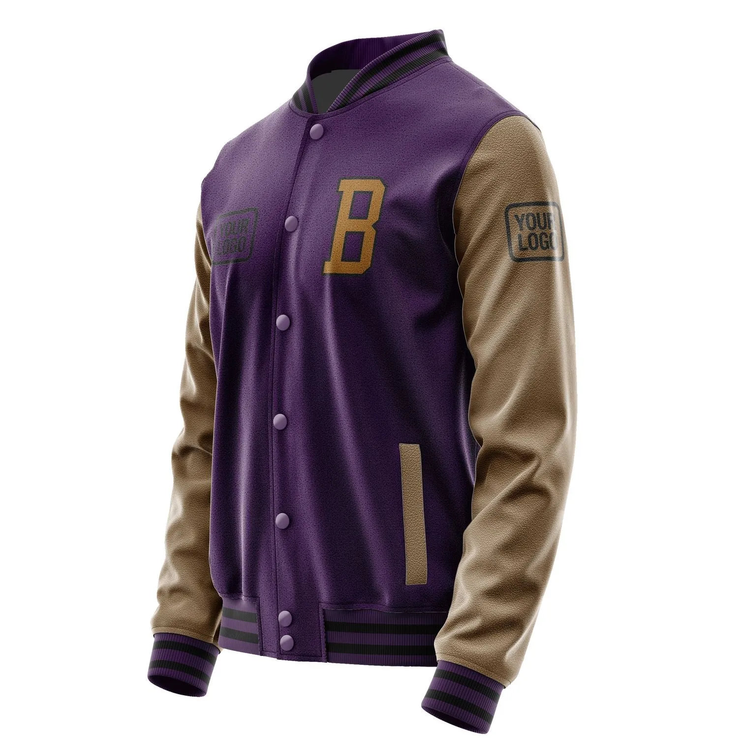 Custom Purple Khaki Jacket sold by Tailorly product image thumbnail 3